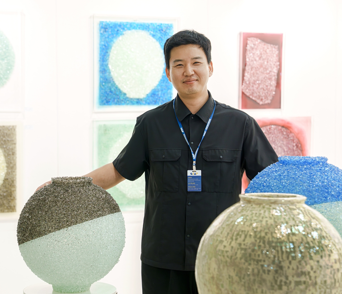 G-Culture#버려진 유리, 빛을 머금은 예술로 -환경미술작가 이상형